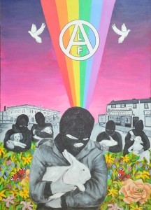 Propagandabild der Animal Liberation Front